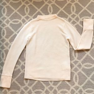 Club Monaco Cream Mock Neck Sweater